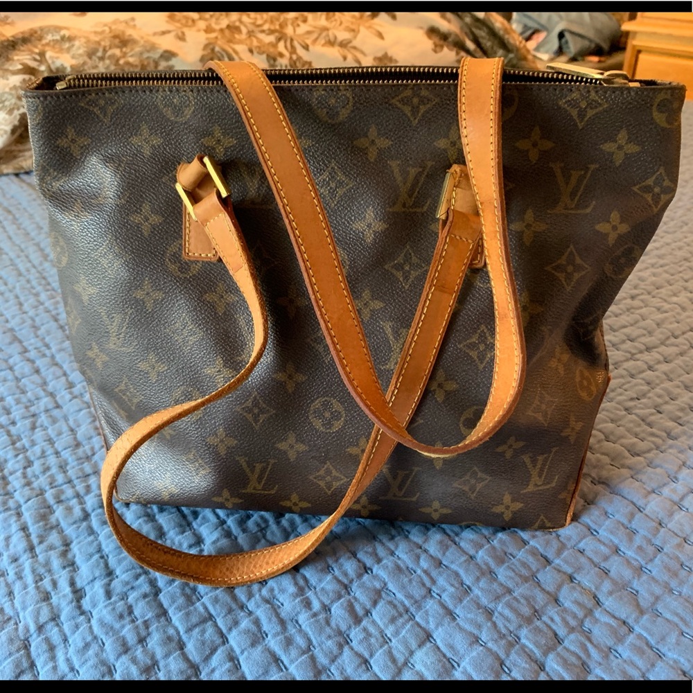 Vintage Authentic Louis Vuitton Cabas Piano Tote